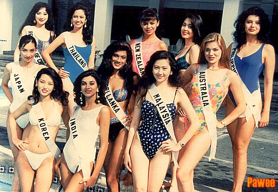 พี่ป๊อป อารียา ชุมสาย (ตอนประกวด) เสียดายการประกวด MU 1994 ที่ประเทศ Philippines : 