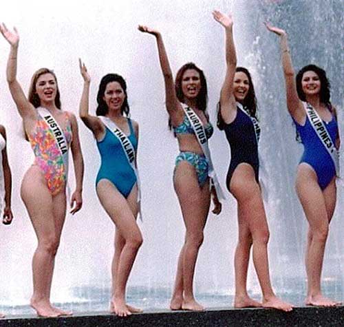พี่ป๊อป อารียา ชุมสาย (ตอนประกวด) เสียดายการประกวด MU 1994 ที่ประเทศ Philippines : 
