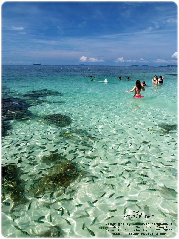 ภาพทะเลสวยๆ ที่เกาะไข่ พังงา :