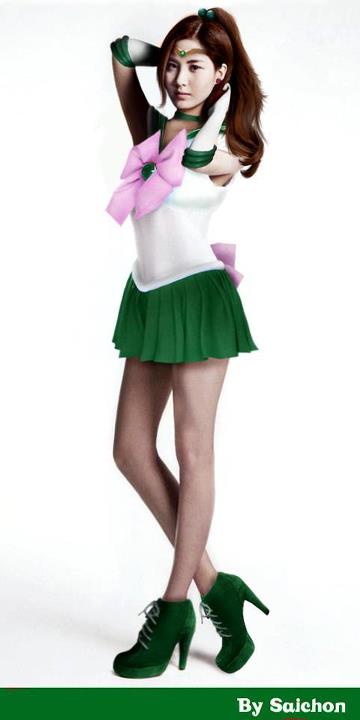 Girl’s Generation as Sailor Moon : 