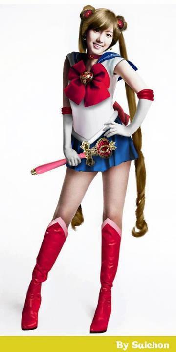 Girl’s Generation as Sailor Moon : 