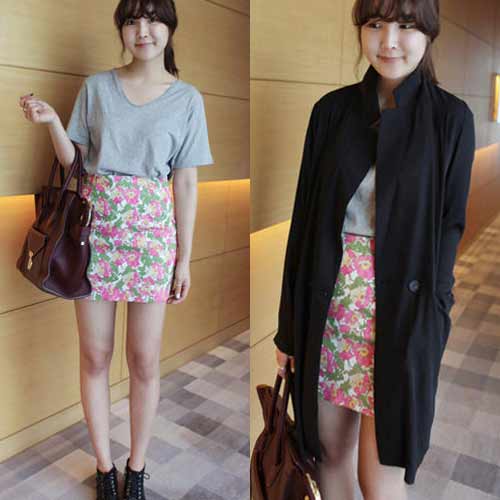 แฟชั่น กางเกง+กระโปรง ลายดอก เทรนด์สดใสมาแรง!! : 