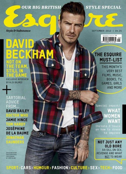 David Beckham @ Esquire UK September 2012 :