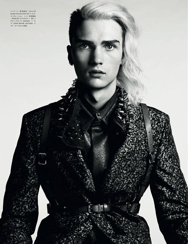 Gryphon O'Shea @ Vogue Hommes Japan #9 F/W 2012 : 