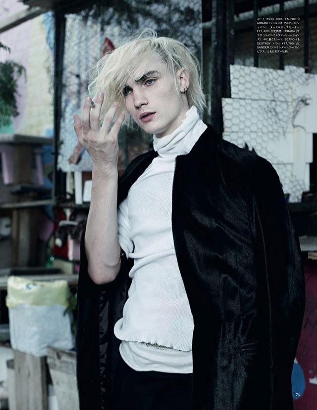 Gryphon O'Shea @ Vogue Hommes Japan #9 F/W 2012 : 