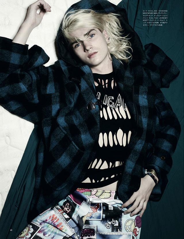 Gryphon O'Shea @ Vogue Hommes Japan #9 F/W 2012 : 