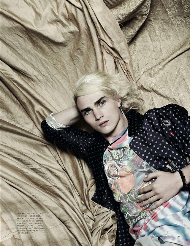 Gryphon O'Shea @ Vogue Hommes Japan #9 F/W 2012 : 