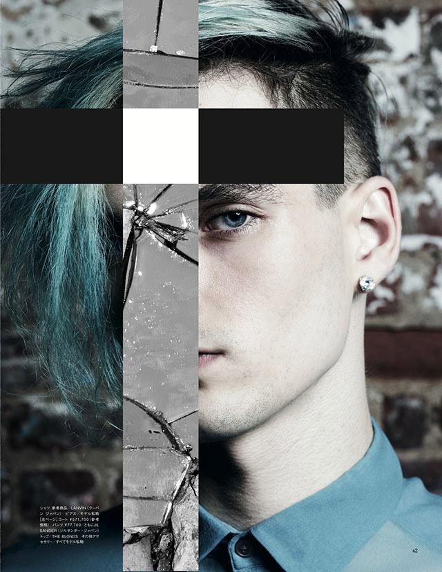 Gryphon O'Shea @ Vogue Hommes Japan #9 F/W 2012 : 