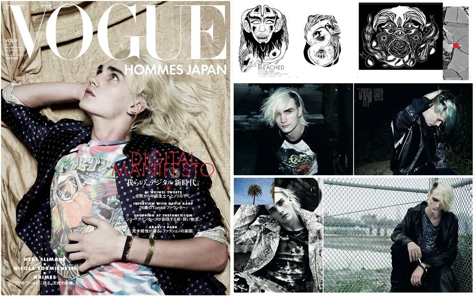 Gryphon O'Shea @ Vogue Hommes Japan #9 F/W 2012 : 