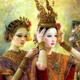 หญิงไทยแท้ๆ ภาพวาด