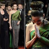 ญาญ่าหญิงงดงามในชุดไทยจากเมืองคานส์