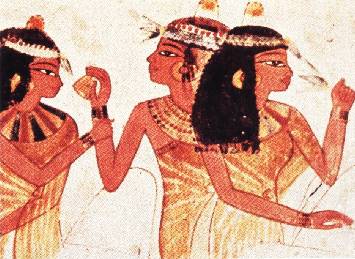 Egyptians Applying make-up